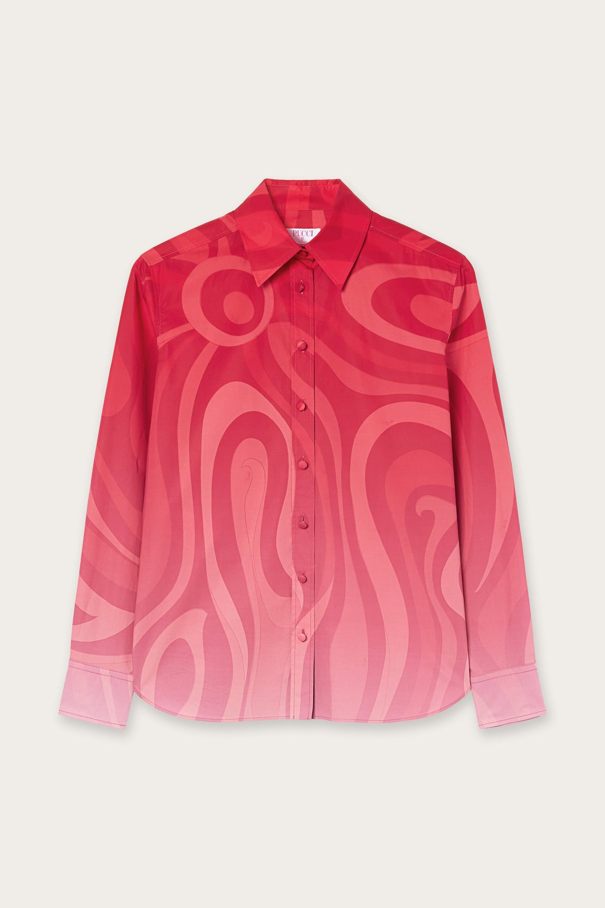 Marmo Degradé Print Popeline Shirt
 WOMAN Pucci