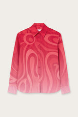Marmo Degradé Print Popeline Shirt
 WOMAN Pucci
