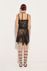 Embroidered Tulle Scarf Top
 WOMAN Pucci