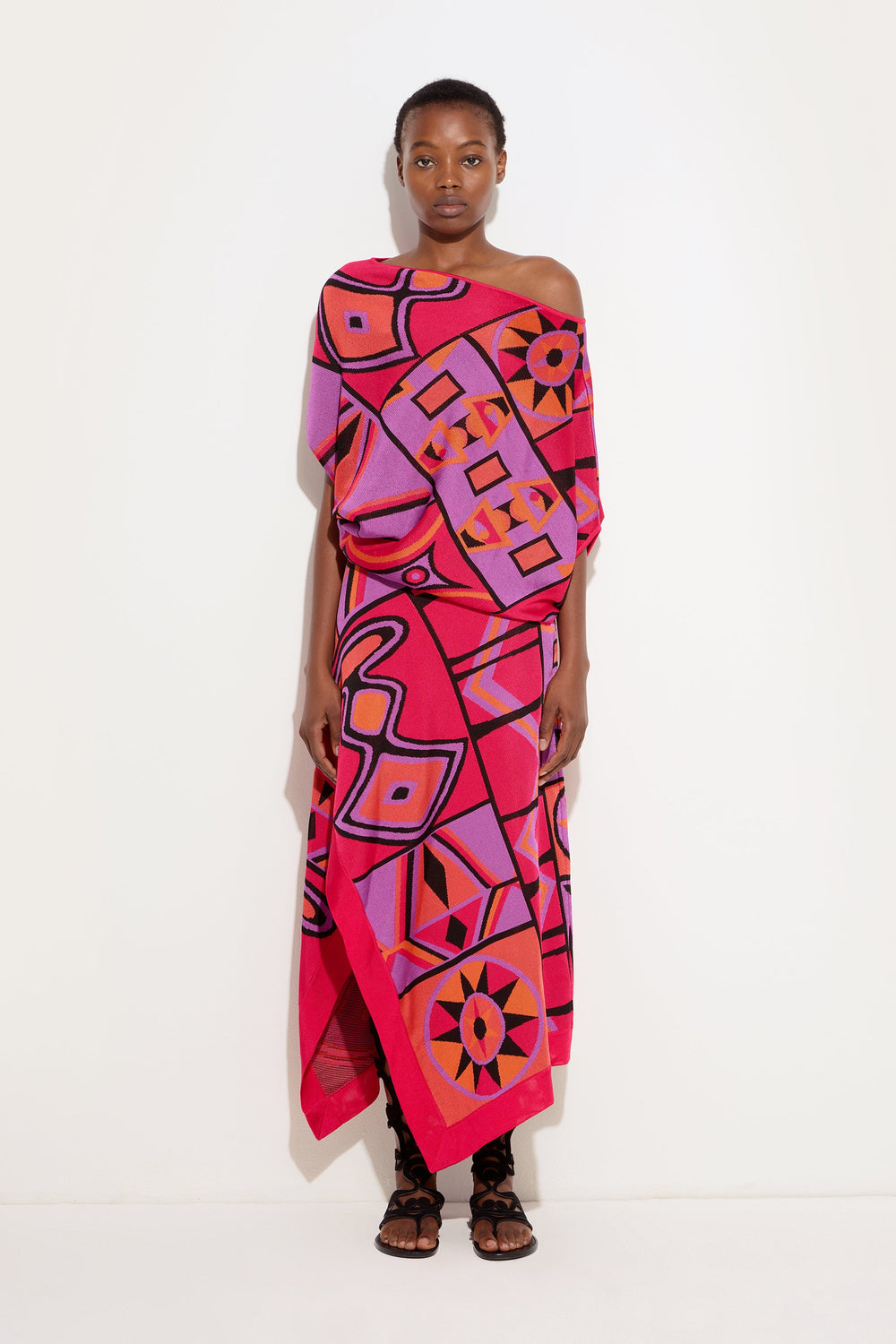 Jacquard Draped Top
 WOMAN Pucci