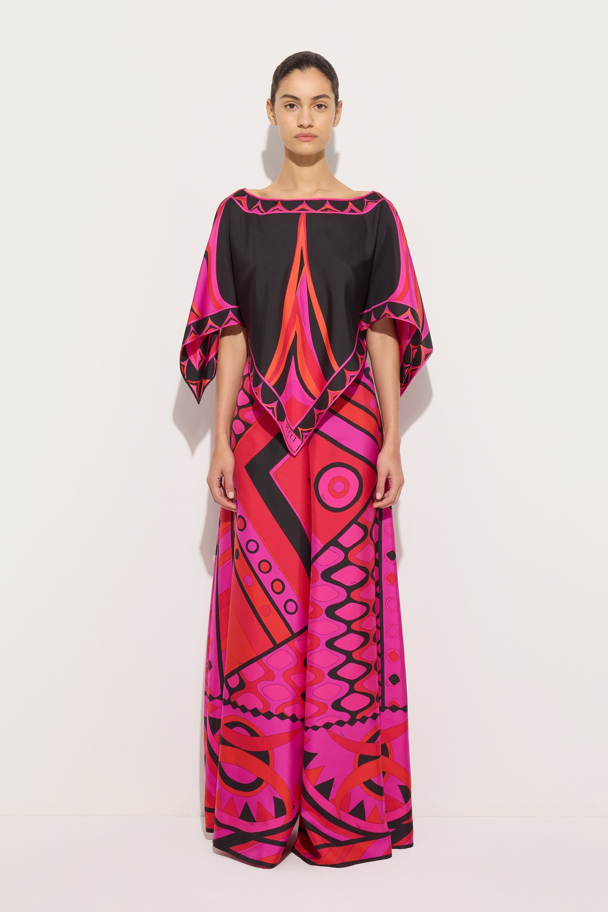 Fari Print Kaftan Top
 WOMAN Pucci