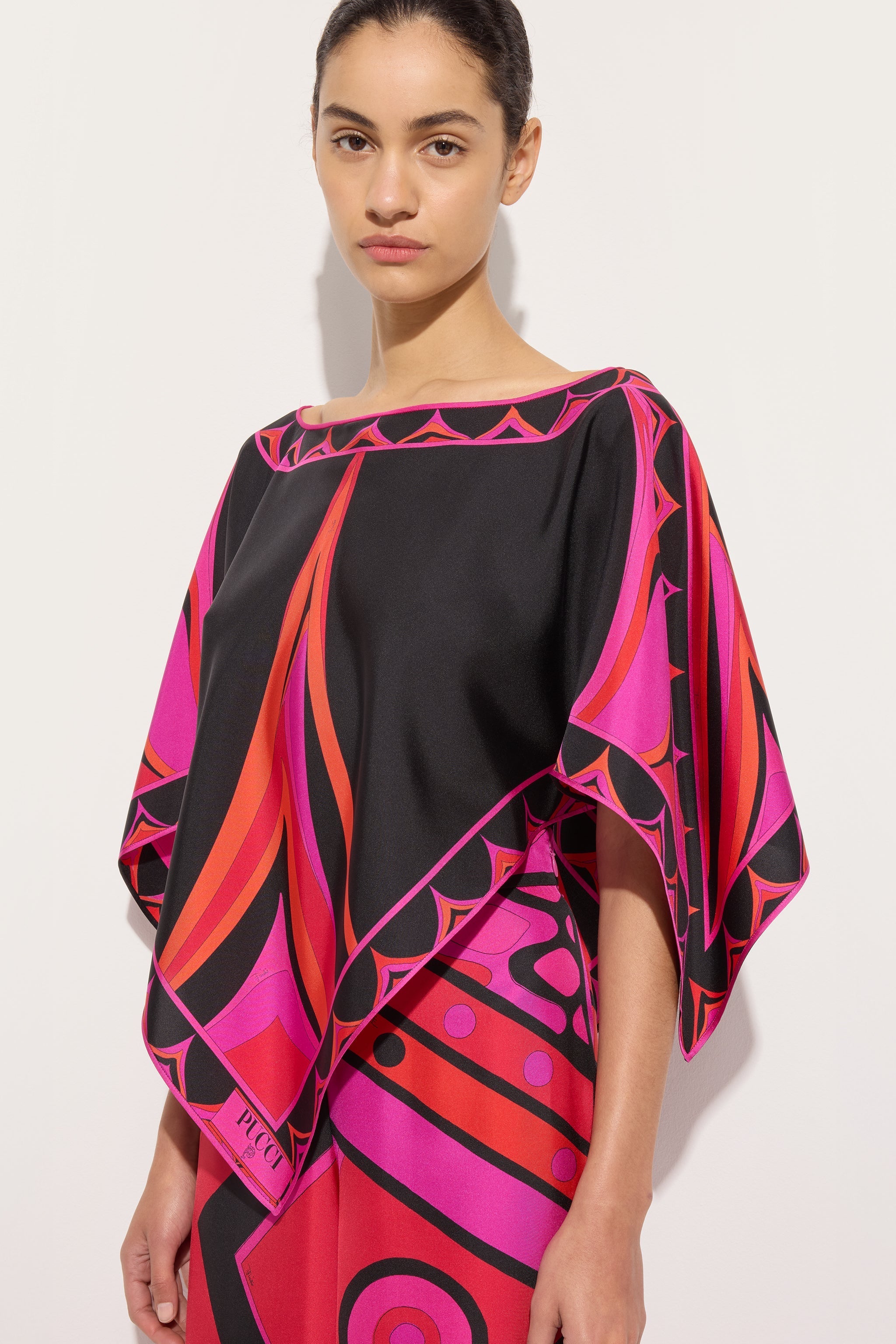 Fari Print Kaftan Top
 WOMAN Pucci