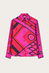 Vivara Print Silk Shirt
 WOMAN Pucci