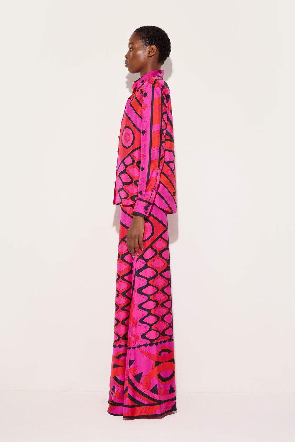 Vivara Print Silk Shirt
 WOMAN Pucci