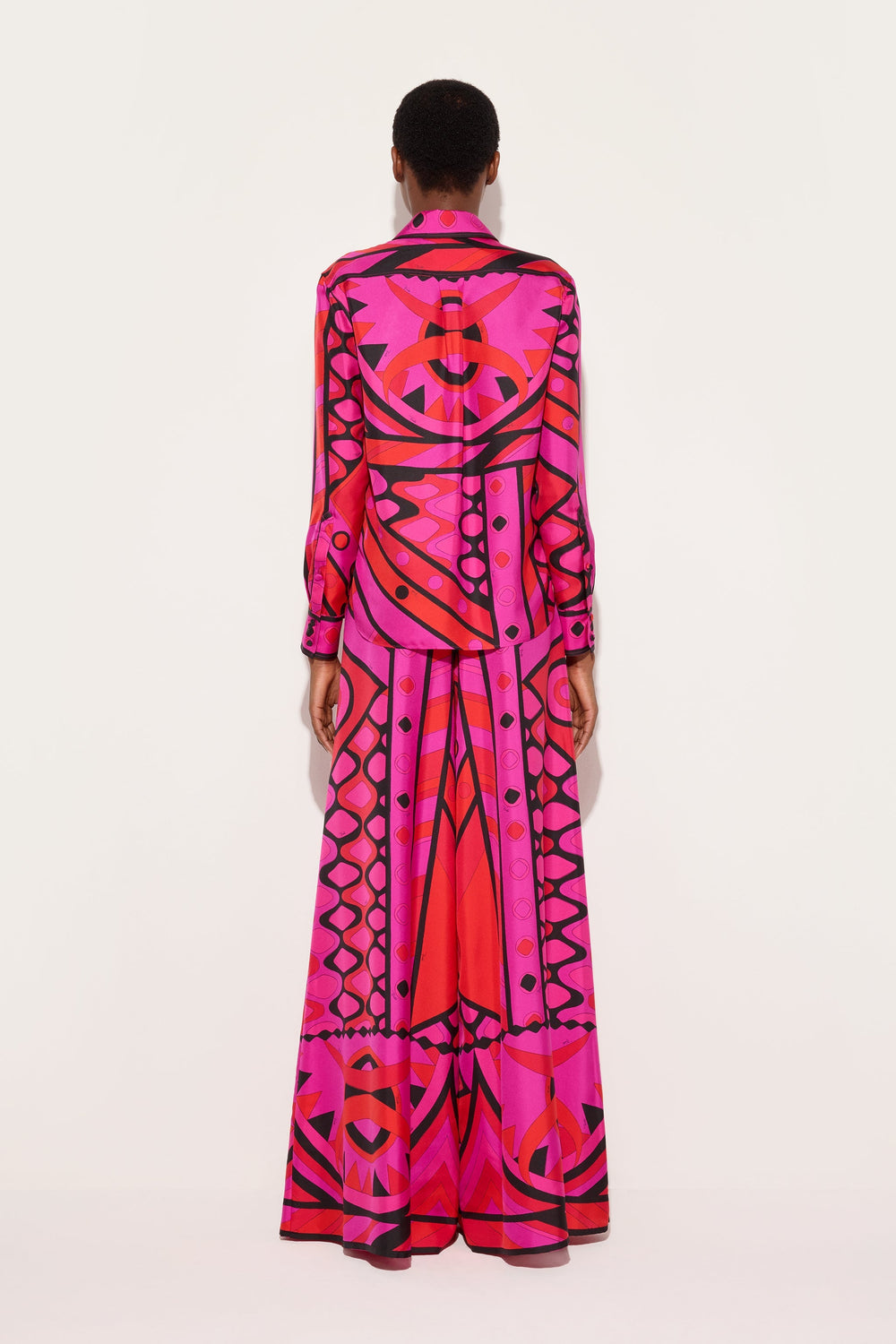 Vivara Print Silk Shirt
 WOMAN Pucci