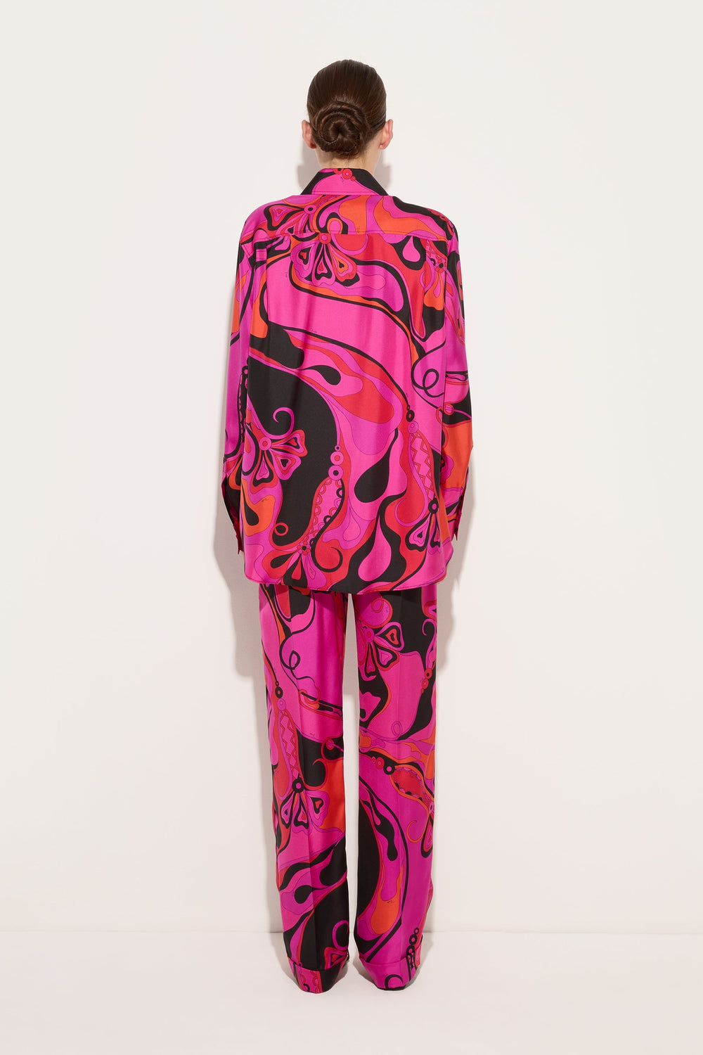 Orchidee Print Silk Shirt
 WOMAN Pucci