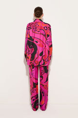 Orchidee Print Silk Shirt
 WOMAN Pucci
