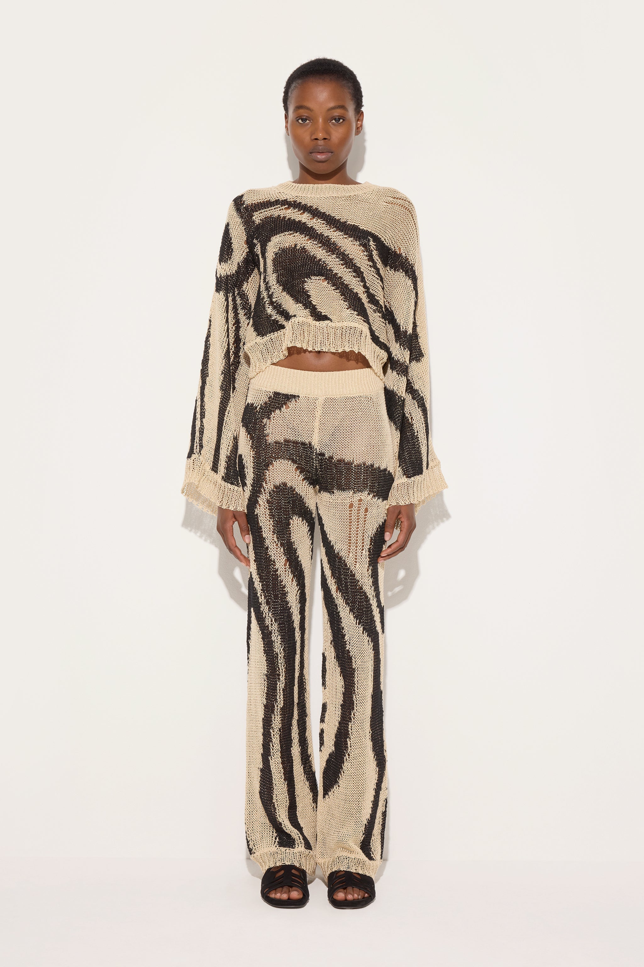 Marmo print Linen Pants
 WOMAN Pucci