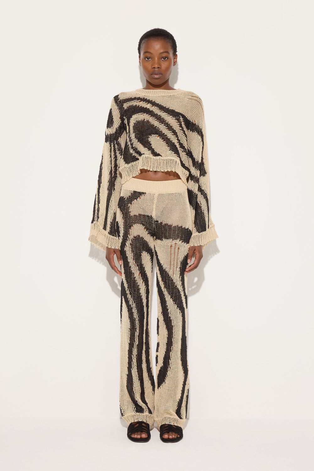 Marmo print Linen Pants
 WOMAN Pucci