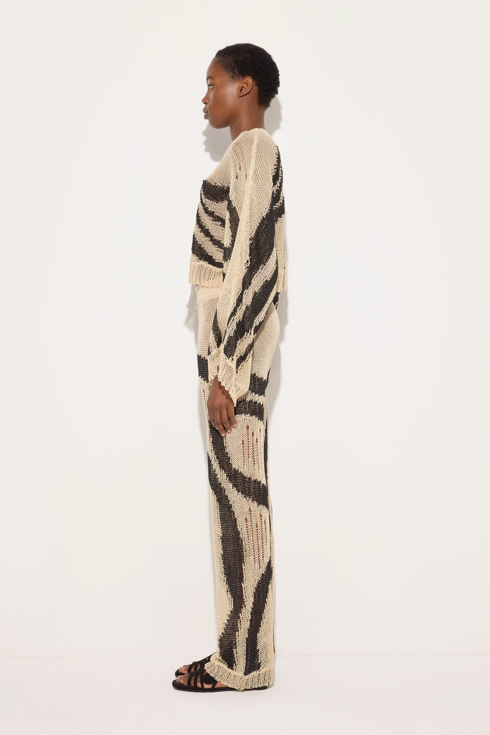 Marmo print Linen Pants
 WOMAN Pucci