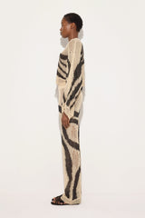 Marmo print Linen Pants
 WOMAN Pucci