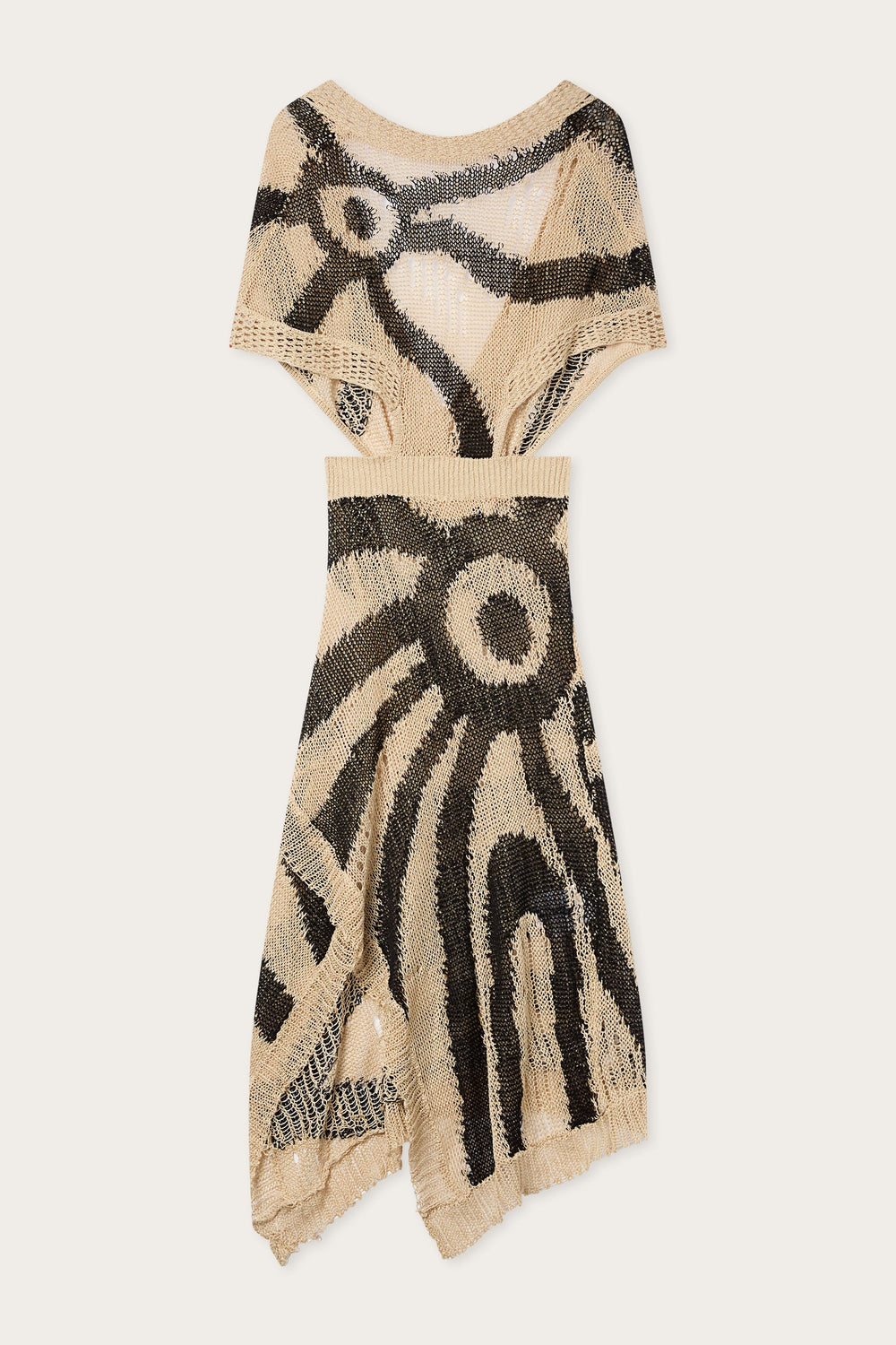 Linen Long Dress with Asymmetrical Skirt
 WOMAN Pucci