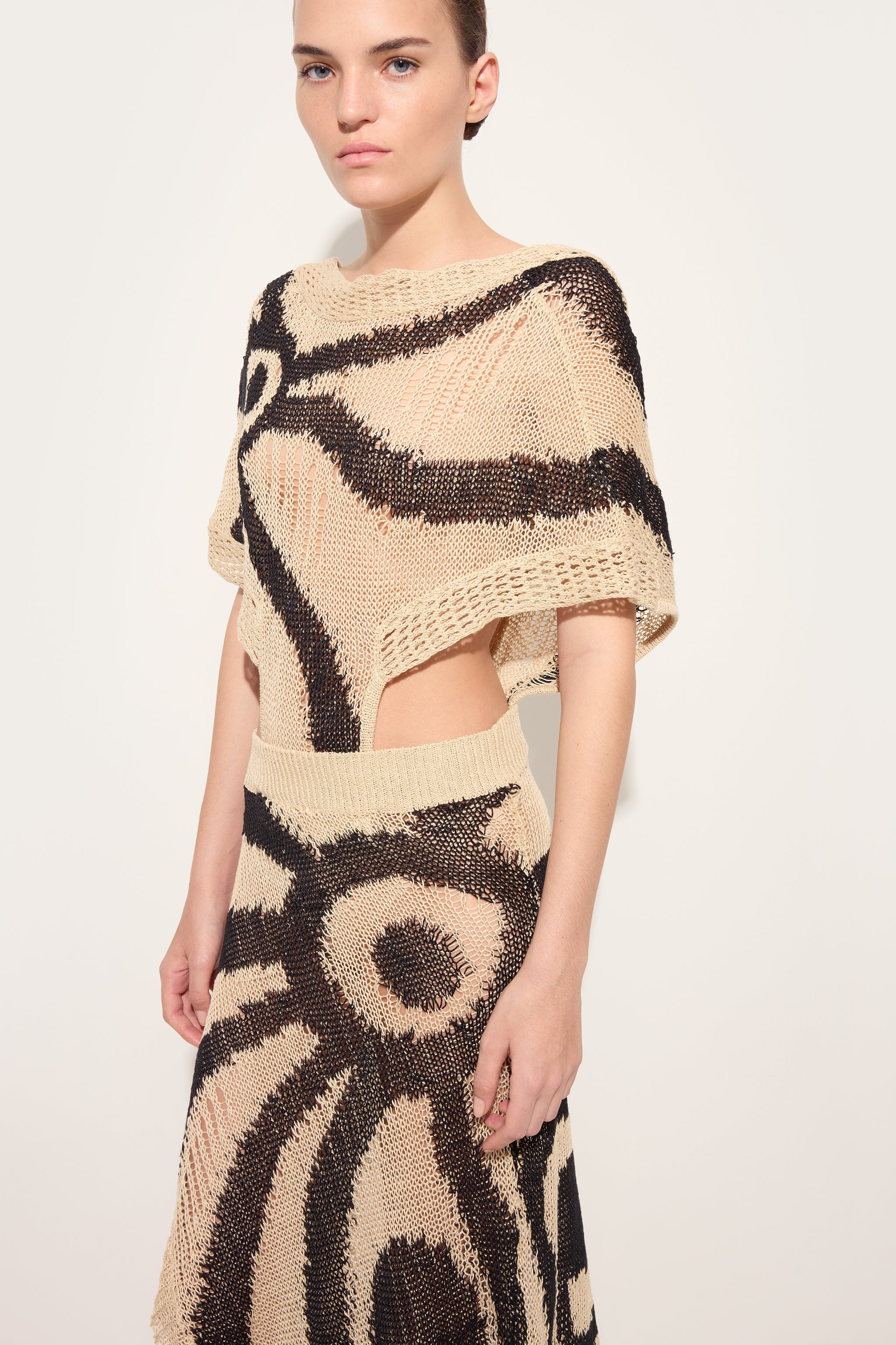 Linen Long Dress with Asymmetrical Skirt
 WOMAN Pucci