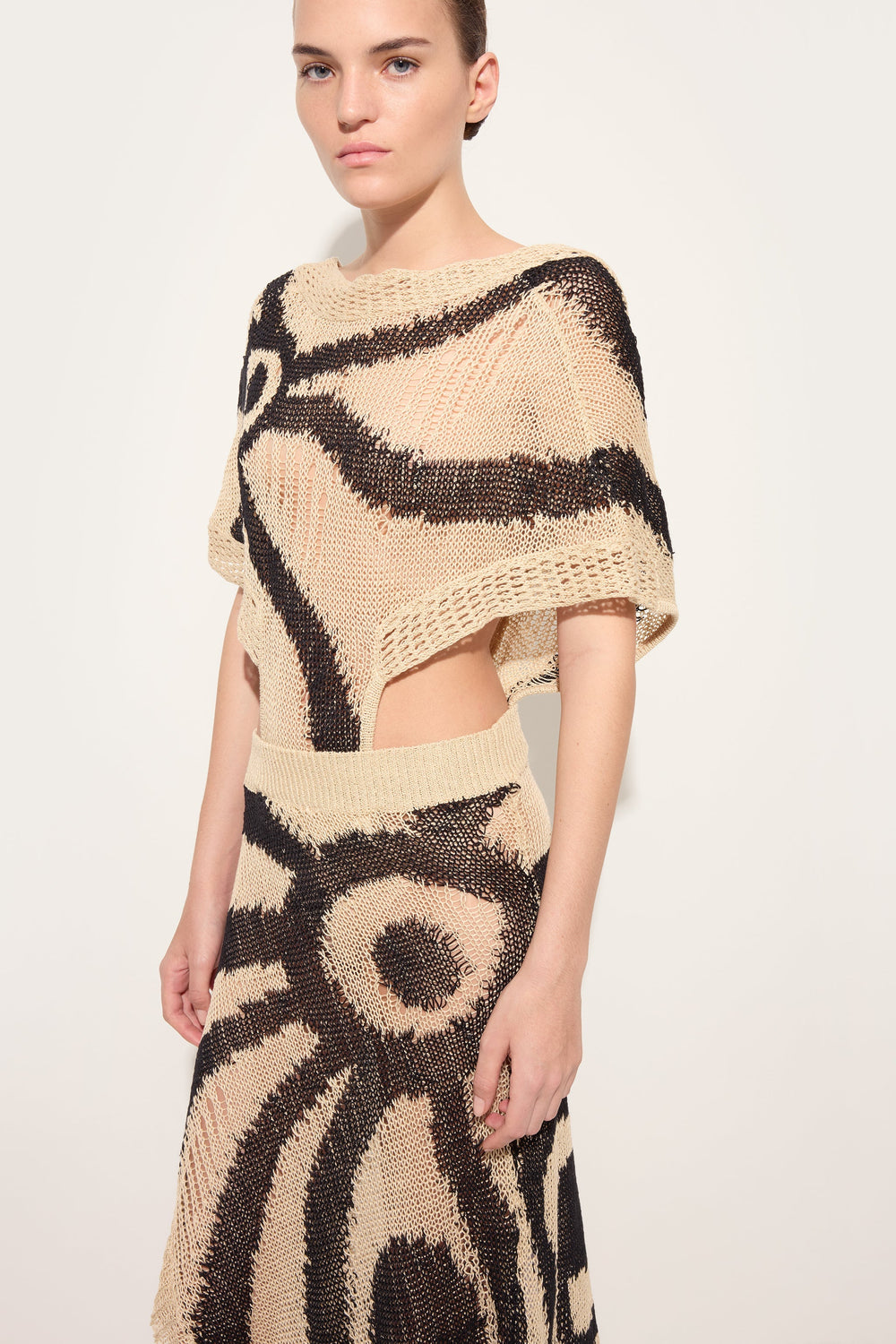Linen Long Dress with Asymmetrical Skirt
 WOMAN Pucci