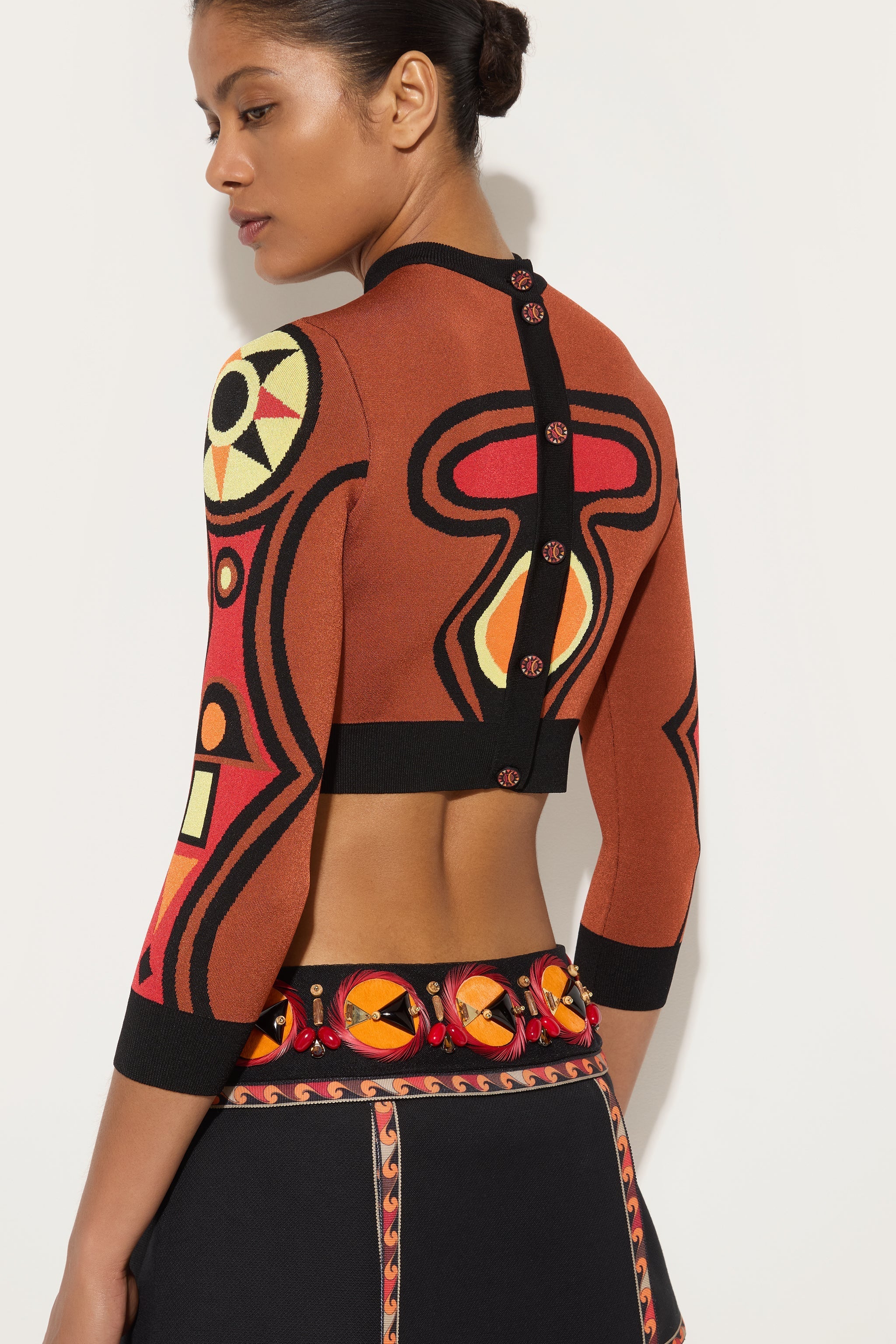 Jacquard Cardigan
 WOMAN Pucci
