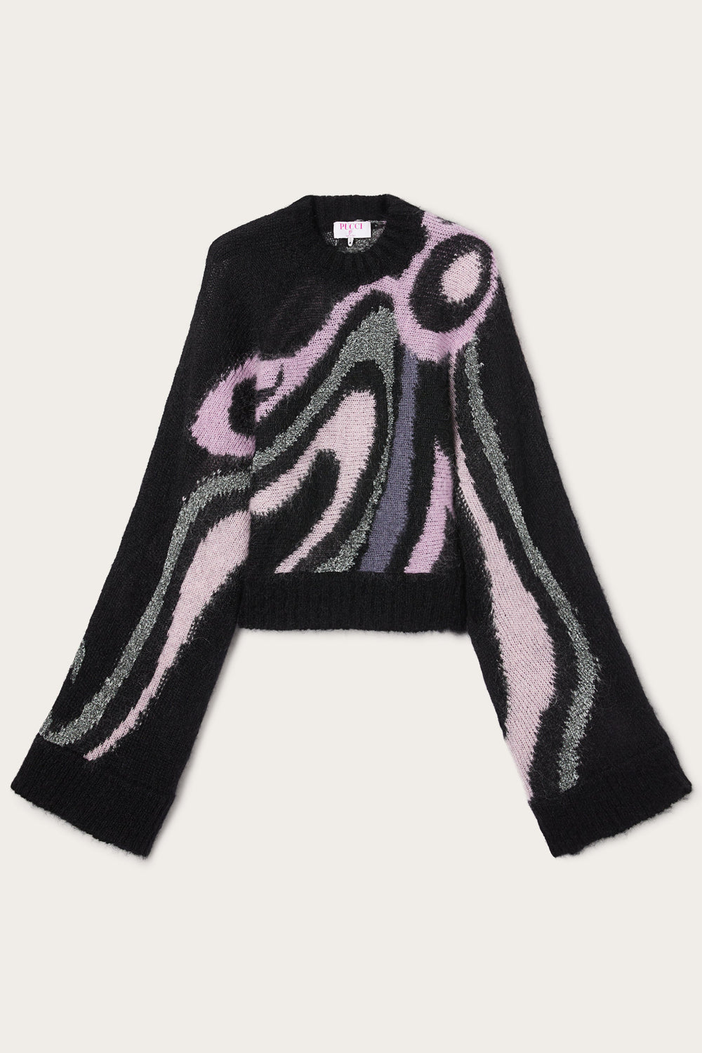 Cropped Sweater with Marmo Inlay
 WOMAN Pucci