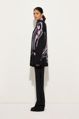 Oversized Cardigan with Marmo Inlay
 WOMAN Pucci