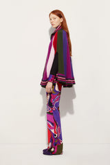 Color Block Large Cape
 WOMAN Pucci