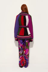 Oversized Colorblock Cardigan
 WOMAN Pucci
