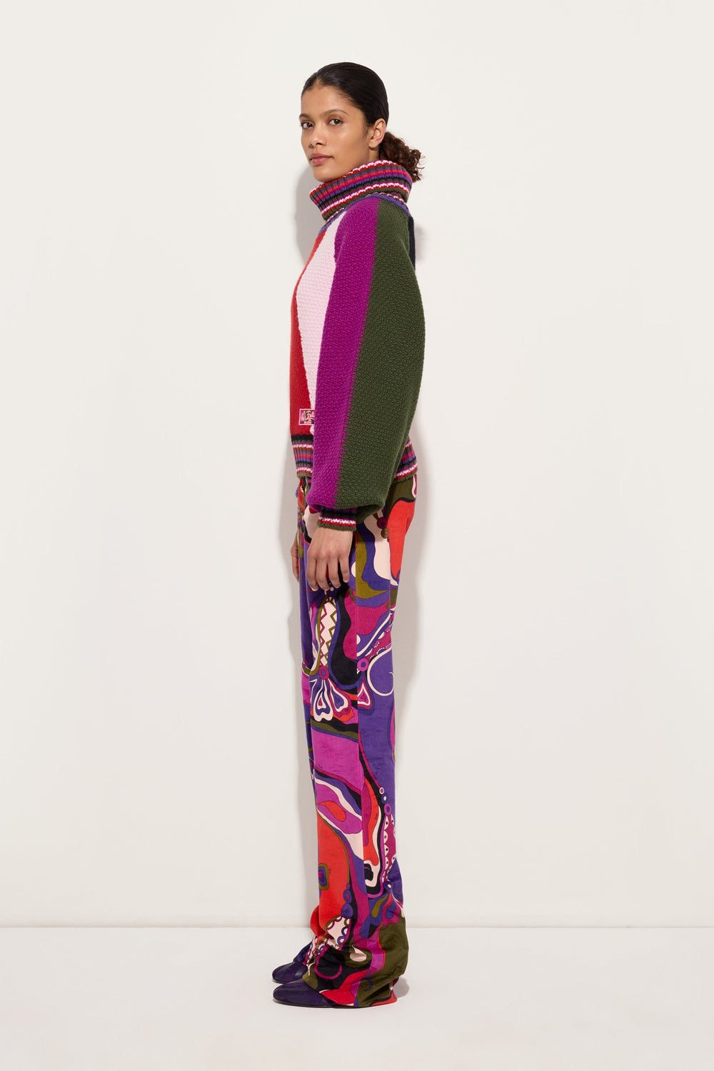 Color Block Sweater
 WOMAN Pucci