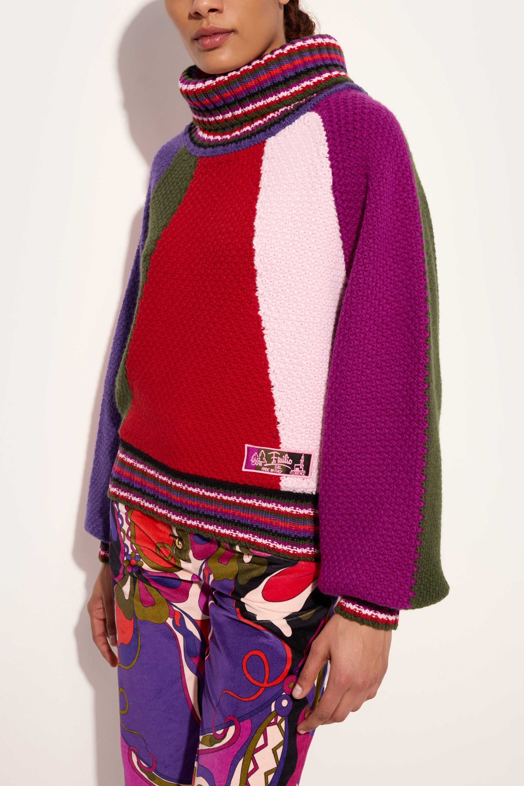 Color Block Sweater
 WOMAN Pucci
