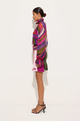 Colorblock Mini Skirt
 WOMAN Pucci