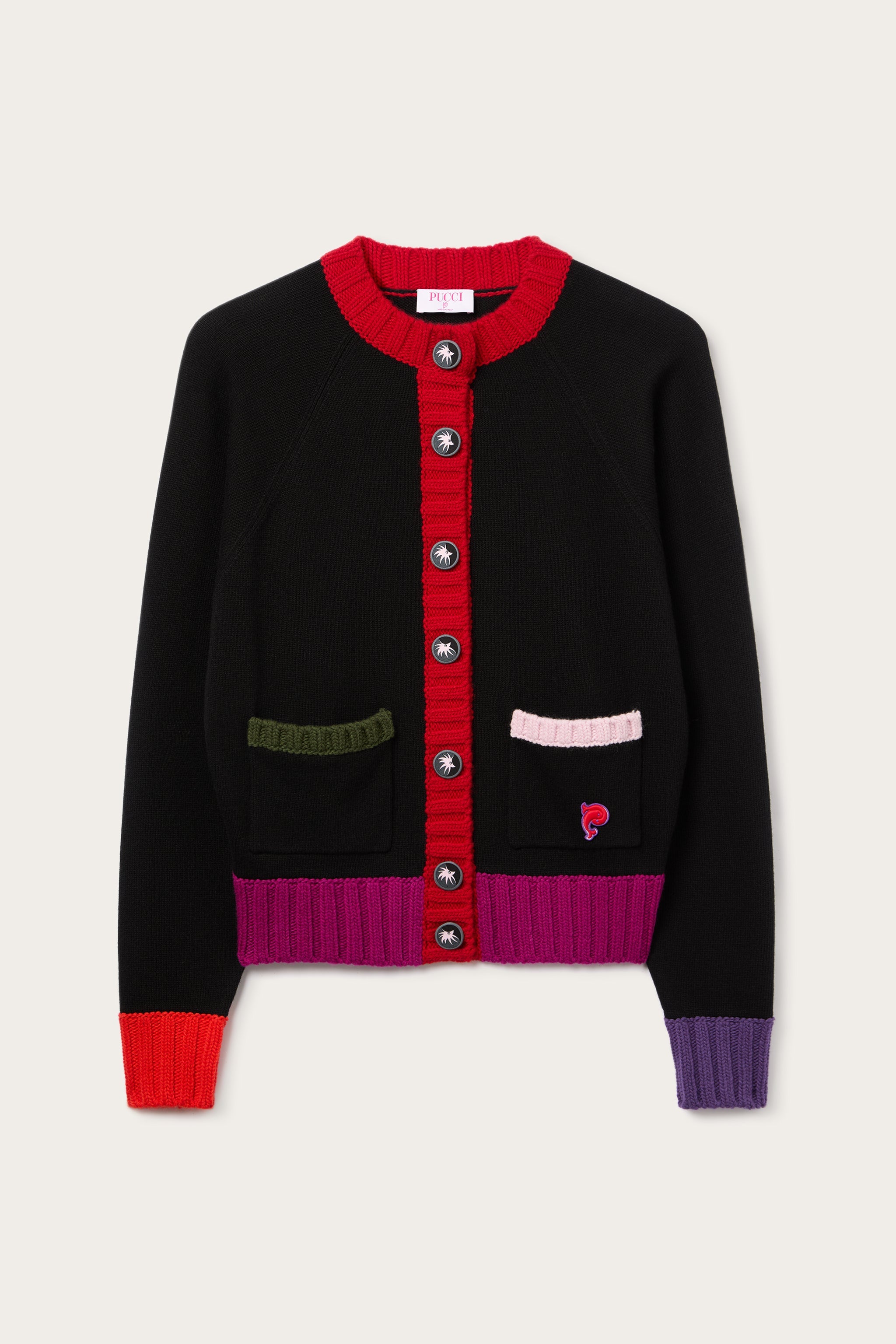 Color Block Cardigan
 WOMAN Pucci