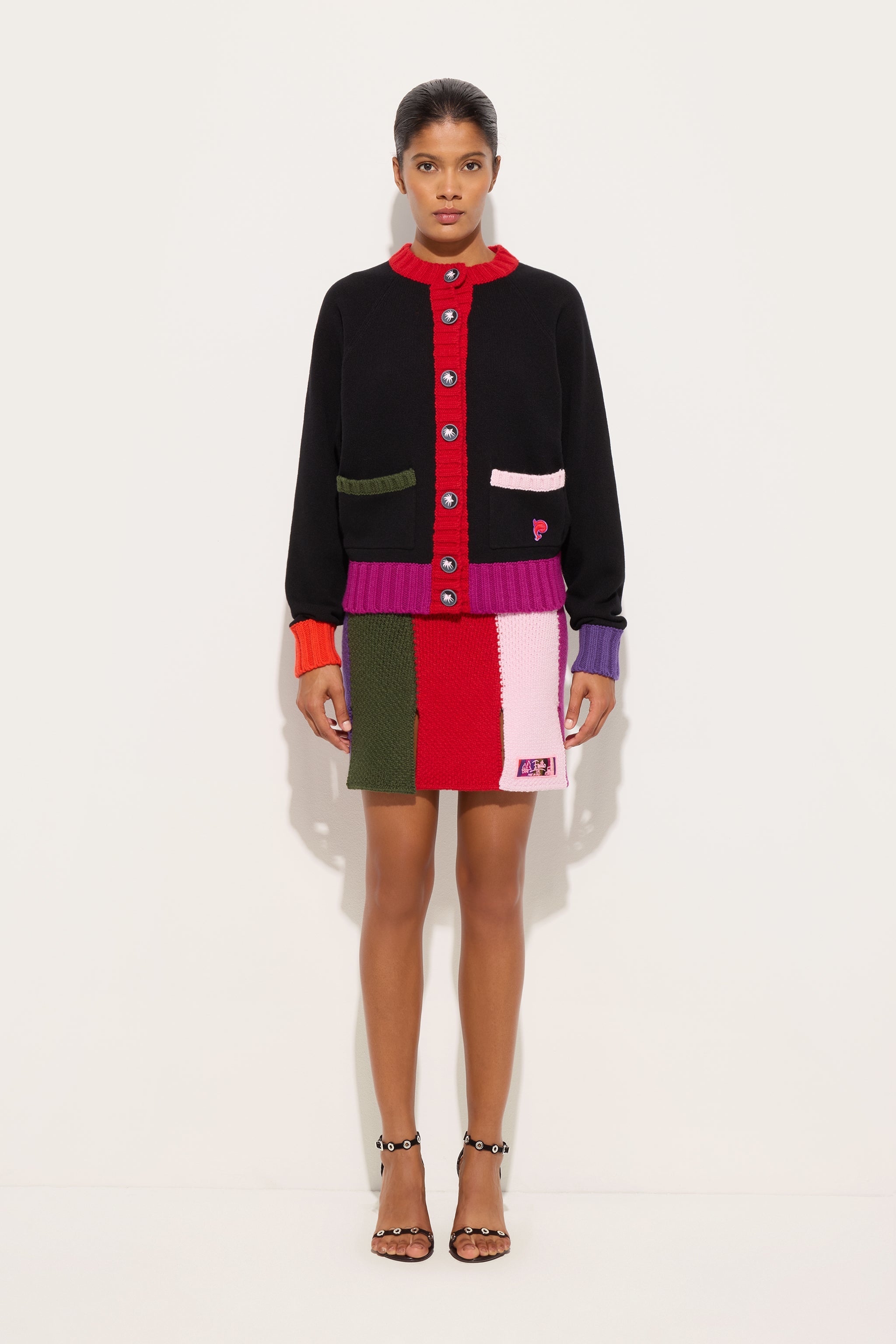 Color Block Cardigan
 WOMAN Pucci
