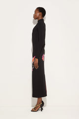 Orchidee Jacquard Long Fitted Dress
 WOMAN Pucci