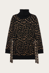 Labirinto Print Oversized Sweater
 WOMAN Pucci