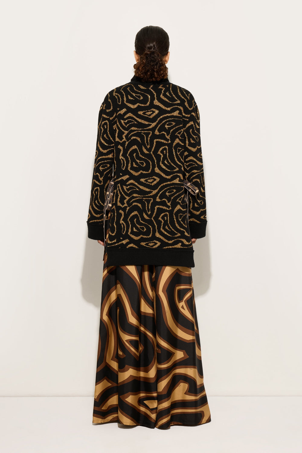 Labirinto Print Oversized Sweater
 WOMAN Pucci