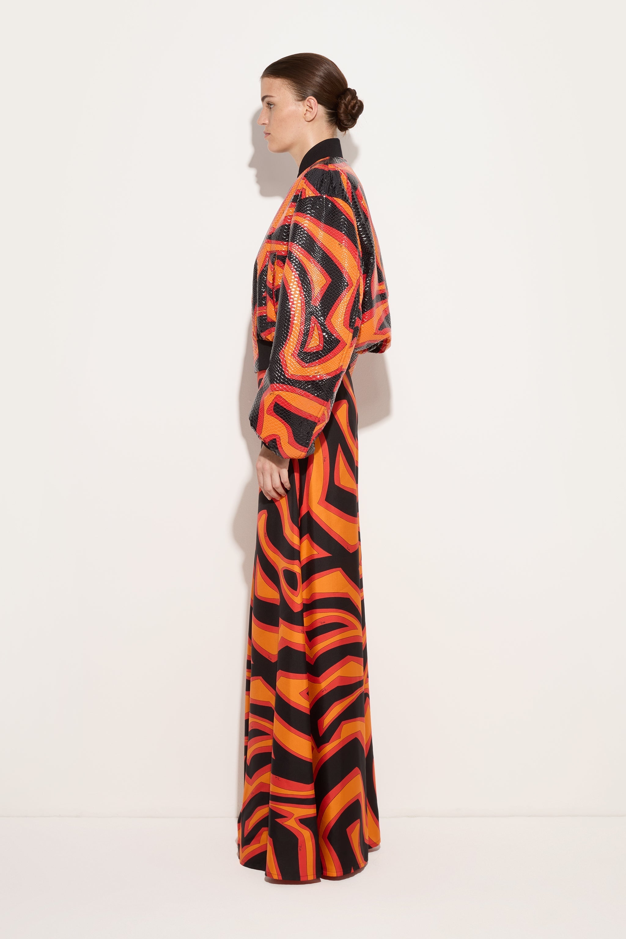 Labirinto Print Silk Palazzo Pants
 WOMAN Pucci