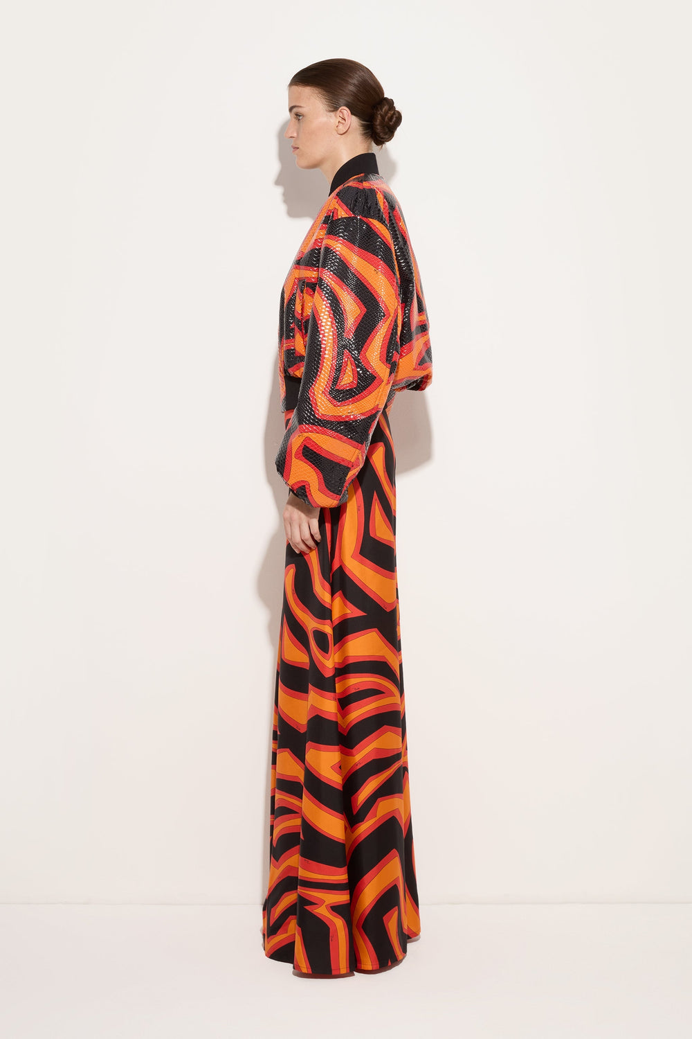 Labirinto Print Silk Palazzo Pants
 WOMAN Pucci
