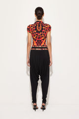Flowing Pants with Printed Belt
 WOMAN Pucci