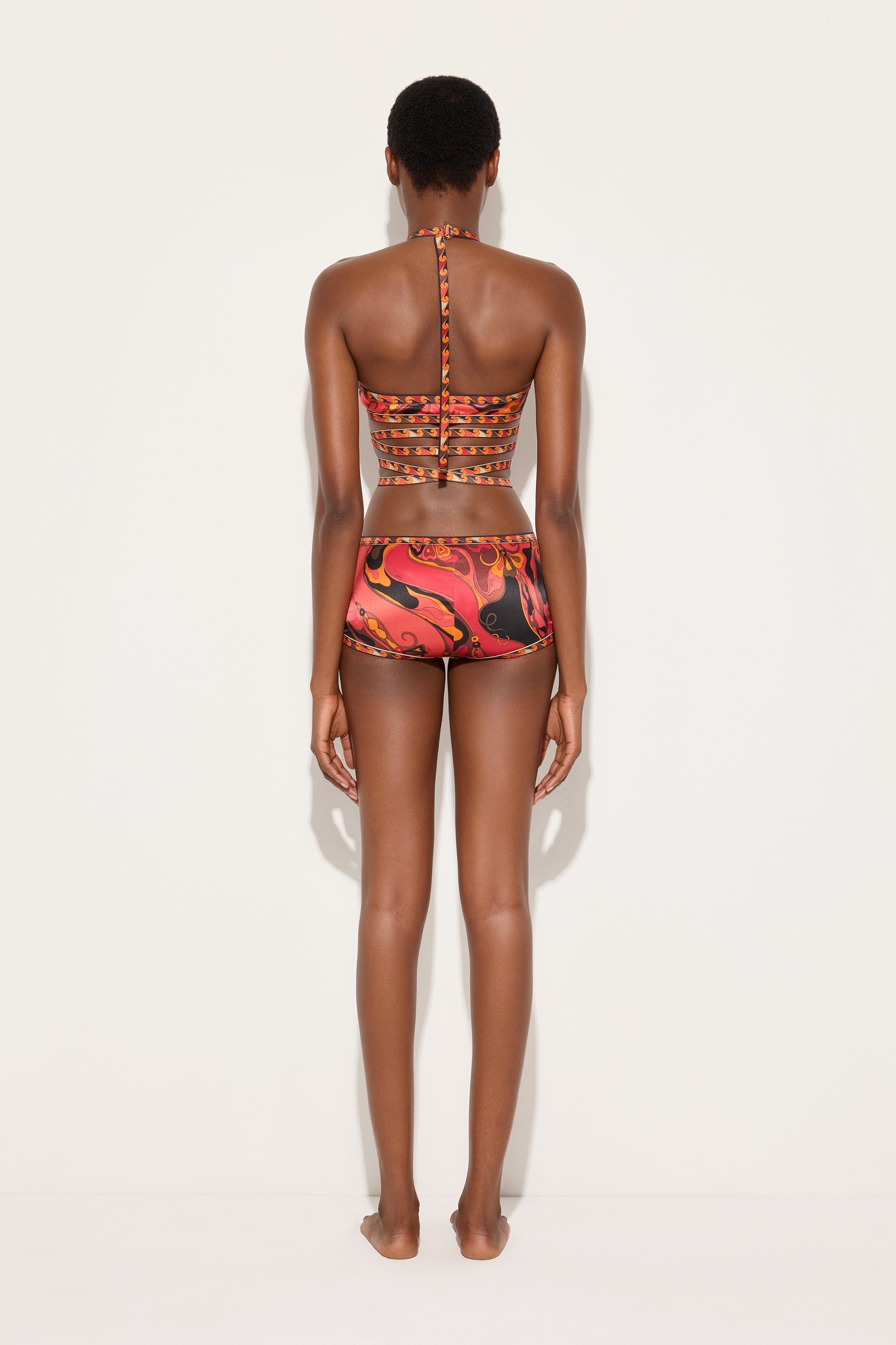 Orchidee Print Silk Coulotte
 WOMAN Pucci