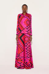 Vivara Print Silk Palazzo Pants
 WOMAN Pucci