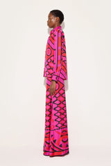 Vivara Print Silk Palazzo Pants
 WOMAN Pucci