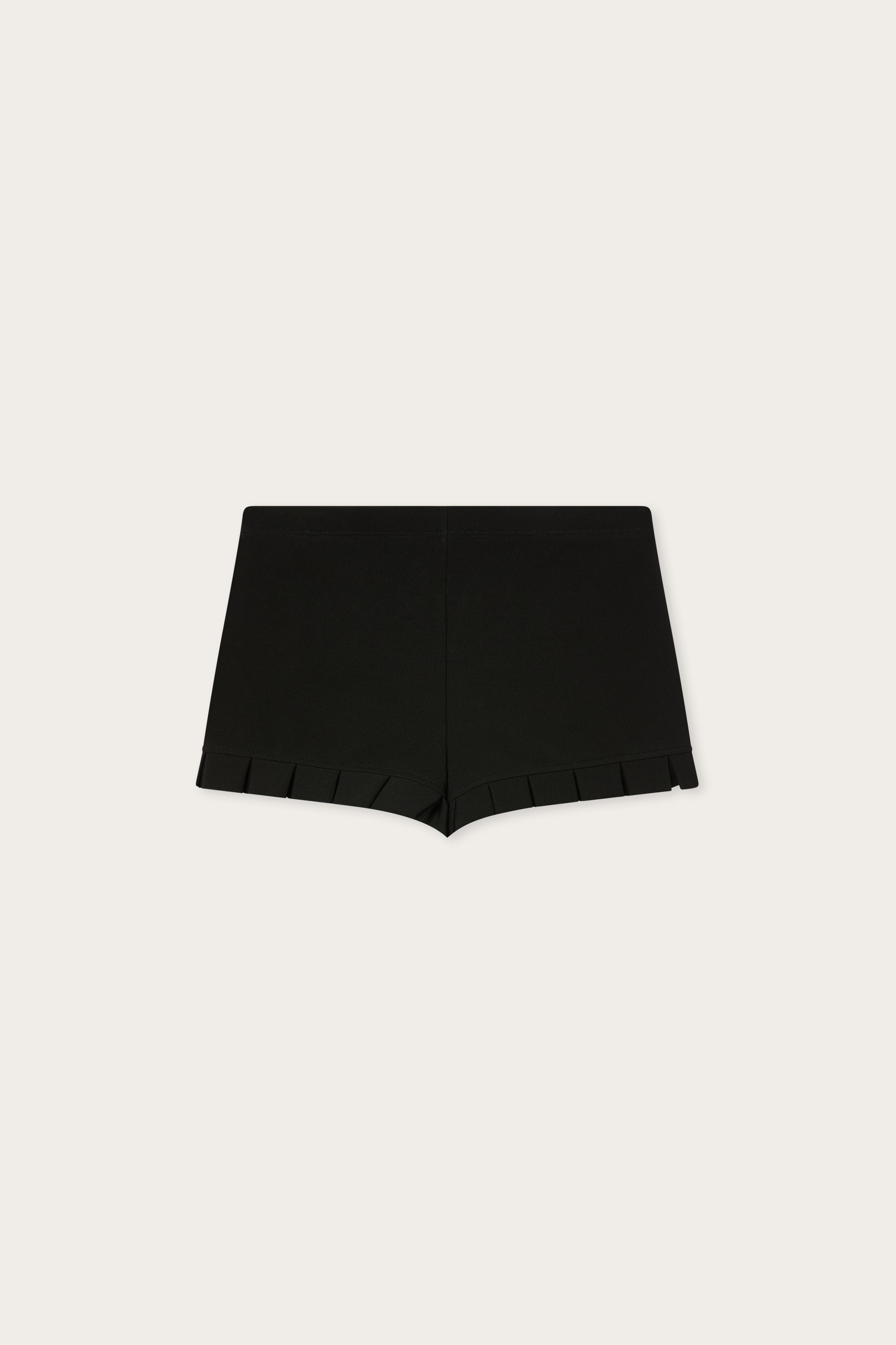Black Compact Jersey Shorts
 WOMAN Pucci