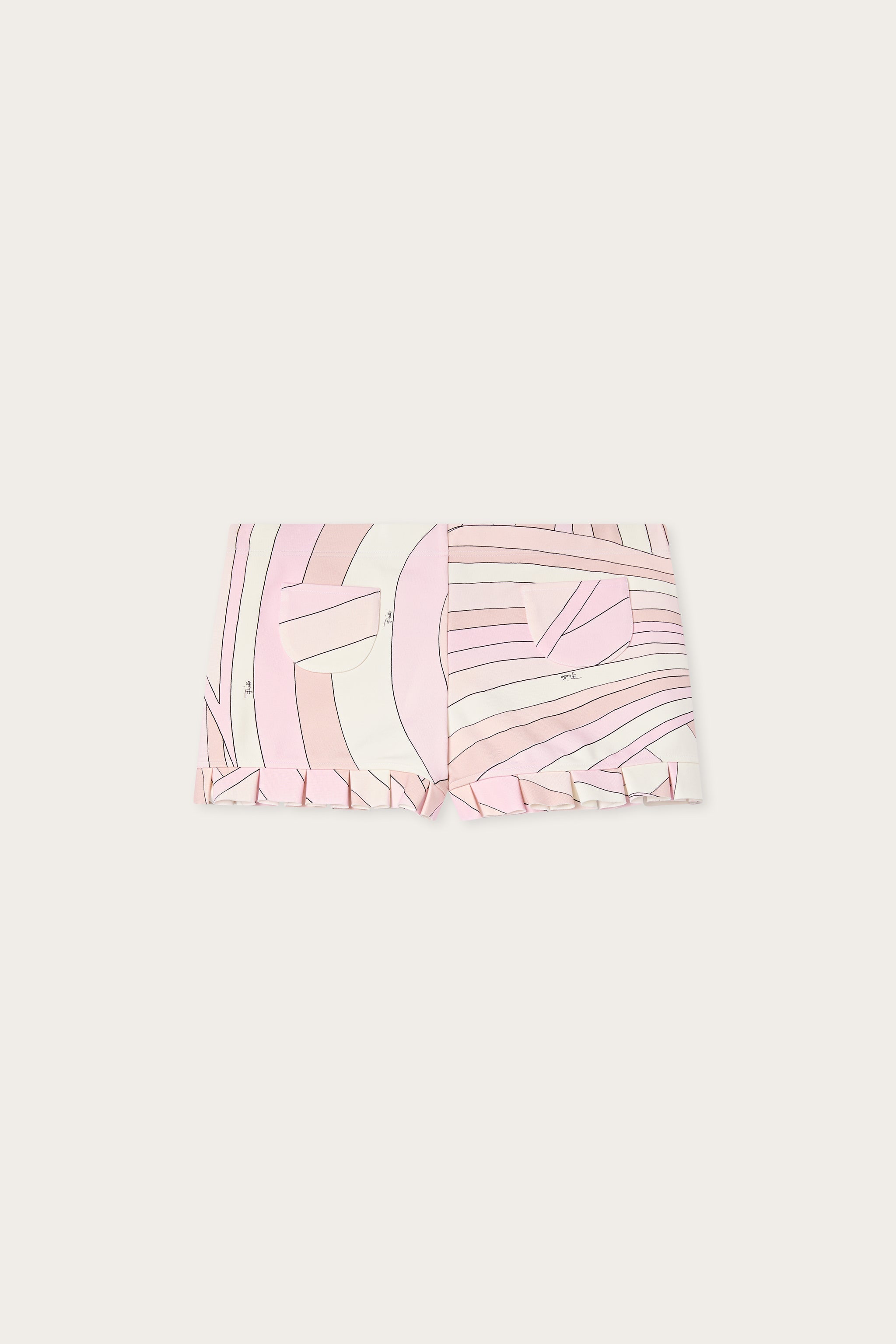 Iride Print Jersey Shorts
 WOMAN Pucci