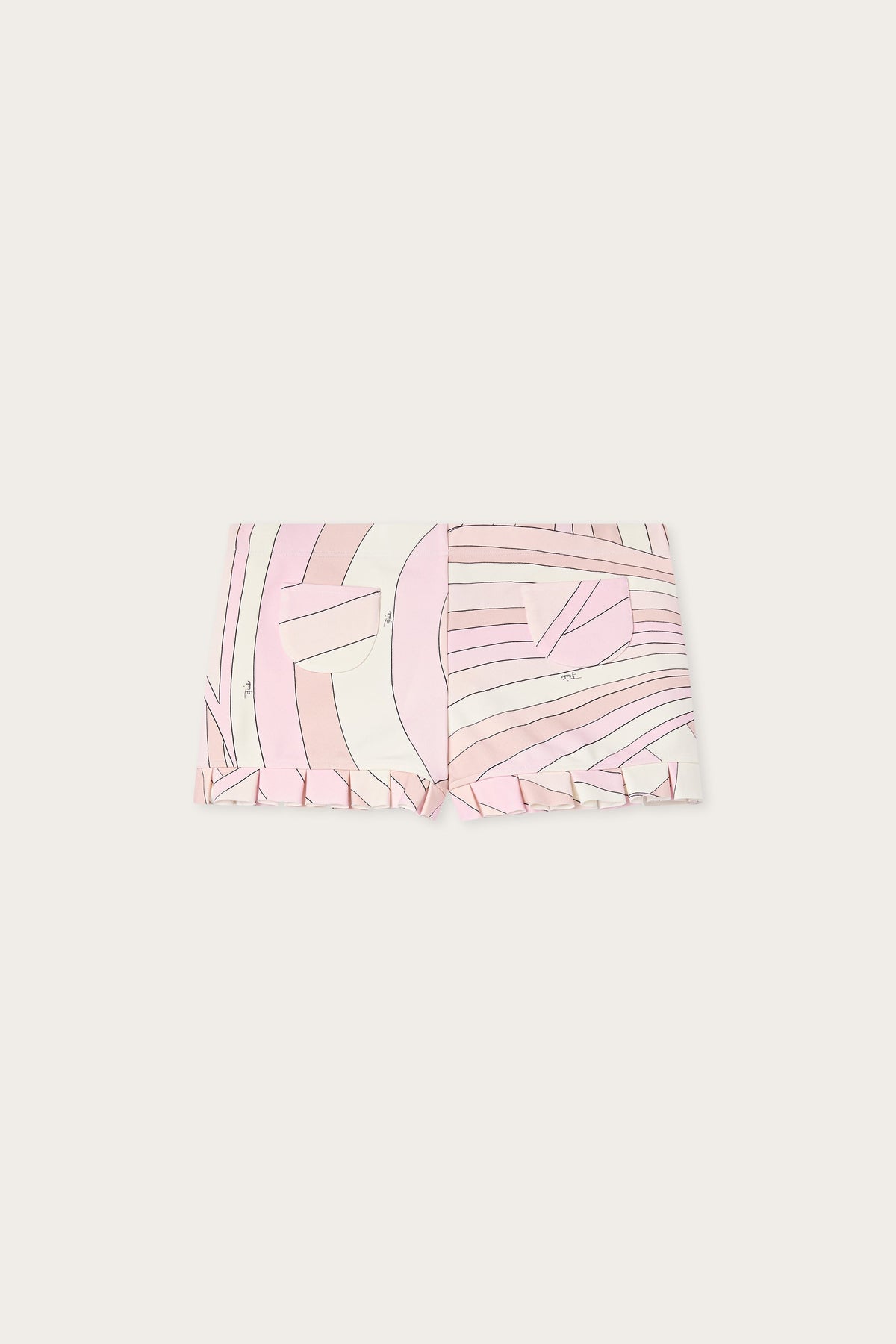 Iride Print Jersey Shorts
 WOMAN Pucci