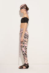Flowing Pants with Printed Belt
 WOMAN Pucci
