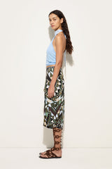 Manuba Print Wide Silk Pants
 WOMAN Pucci