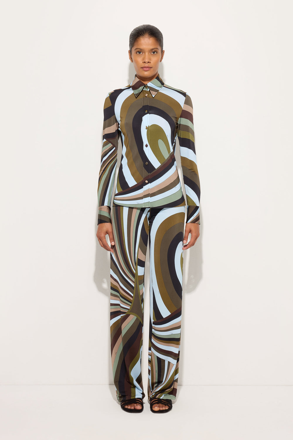 Iride Print Pants
 WOMAN Pucci