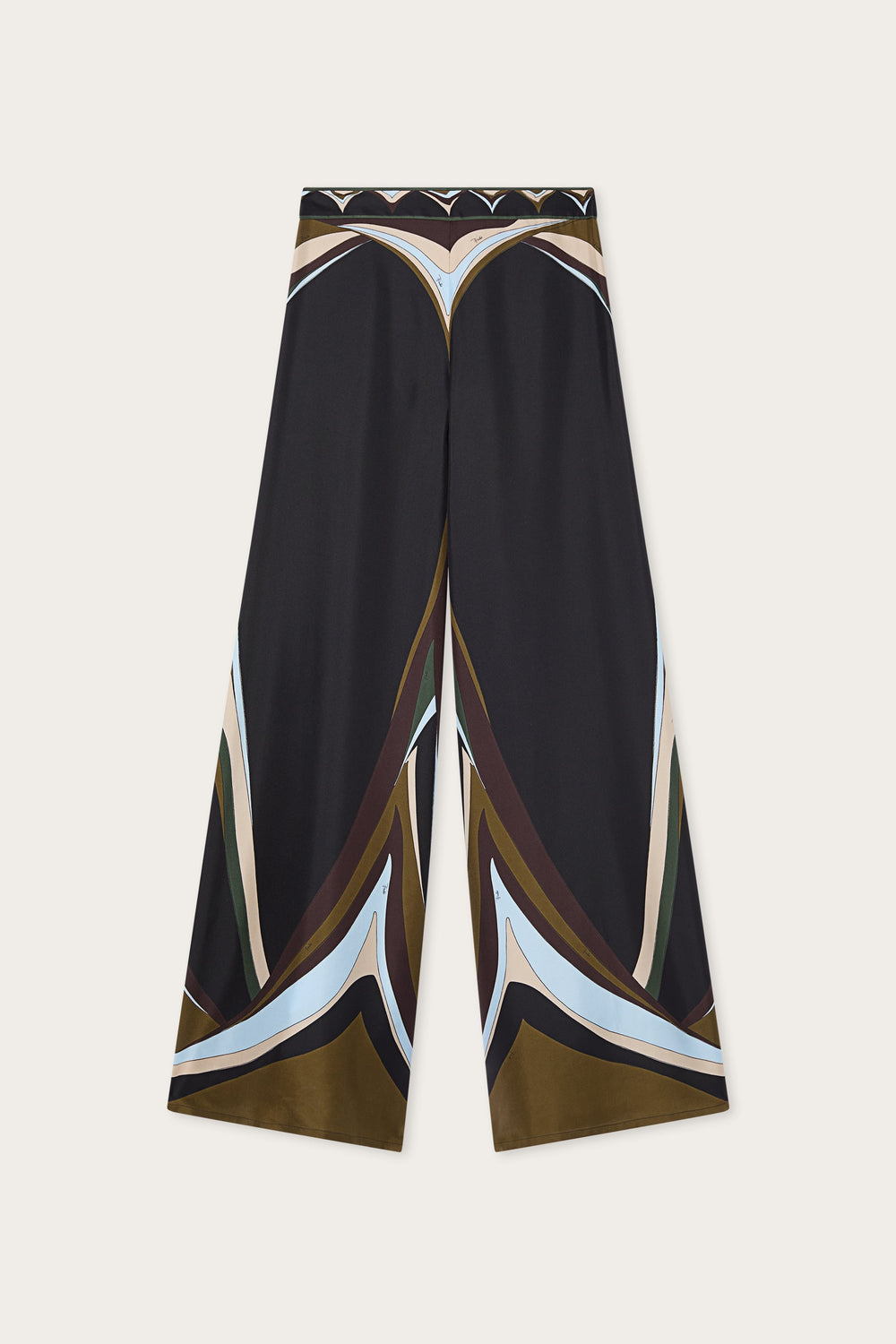 Fari Print Silk Palazzo Pants
 WOMAN Pucci