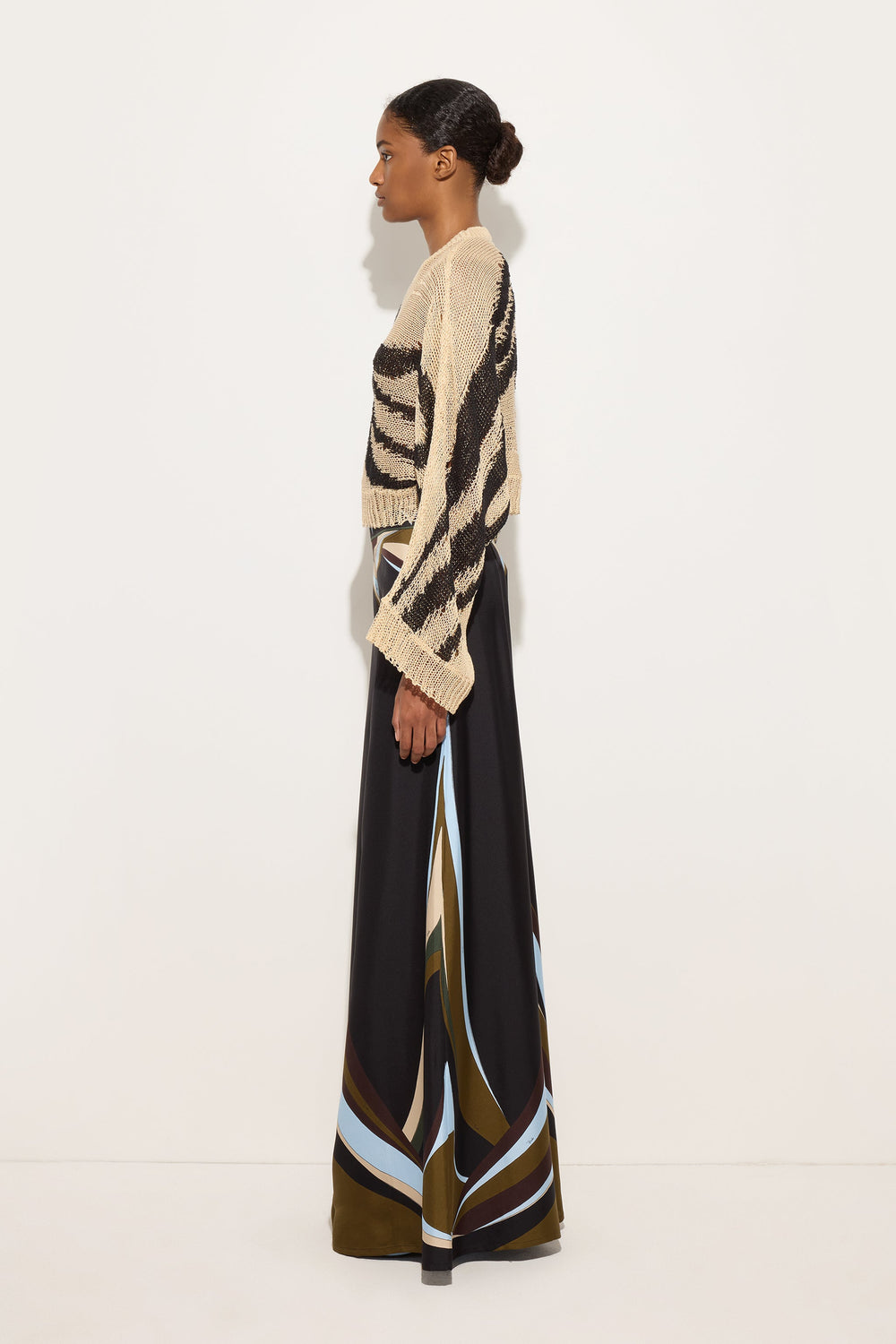 Fari Print Silk Palazzo Pants
 WOMAN Pucci