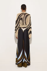 Fari Print Silk Palazzo Pants
 WOMAN Pucci