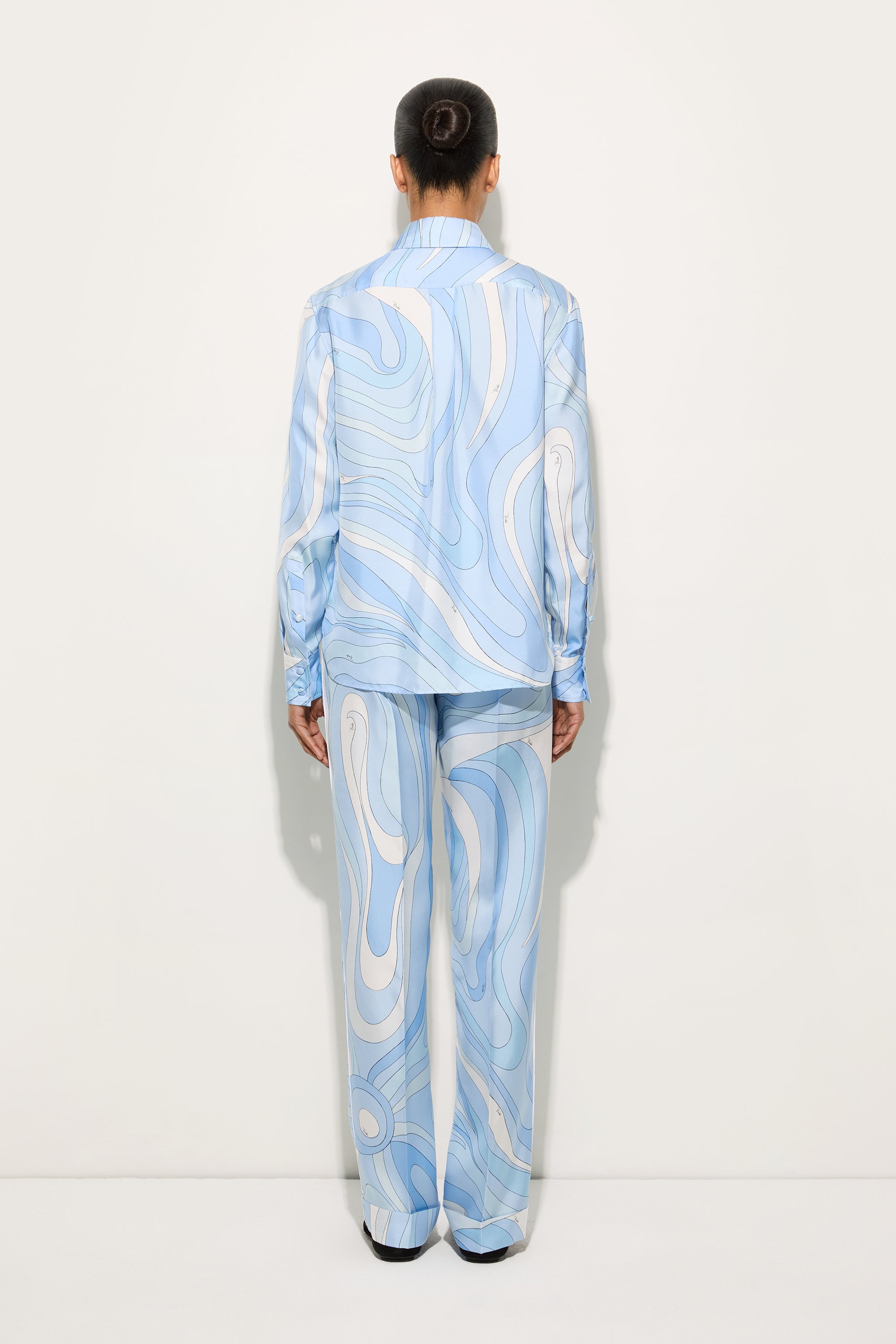 Marmo Print Silk Pants
 WOMAN Pucci