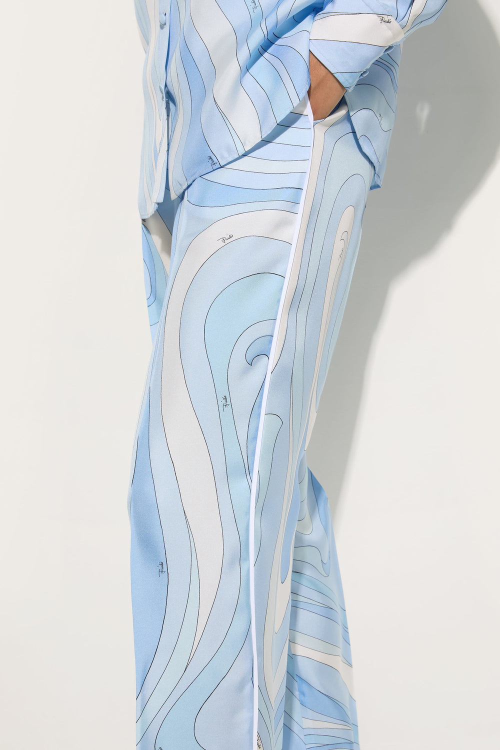 Marmo Print Silk Pants
 WOMAN Pucci