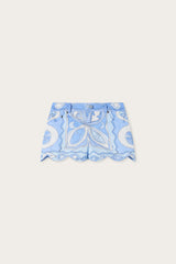 Angoli Print Scallop trim shorts
 WOMAN Pucci
