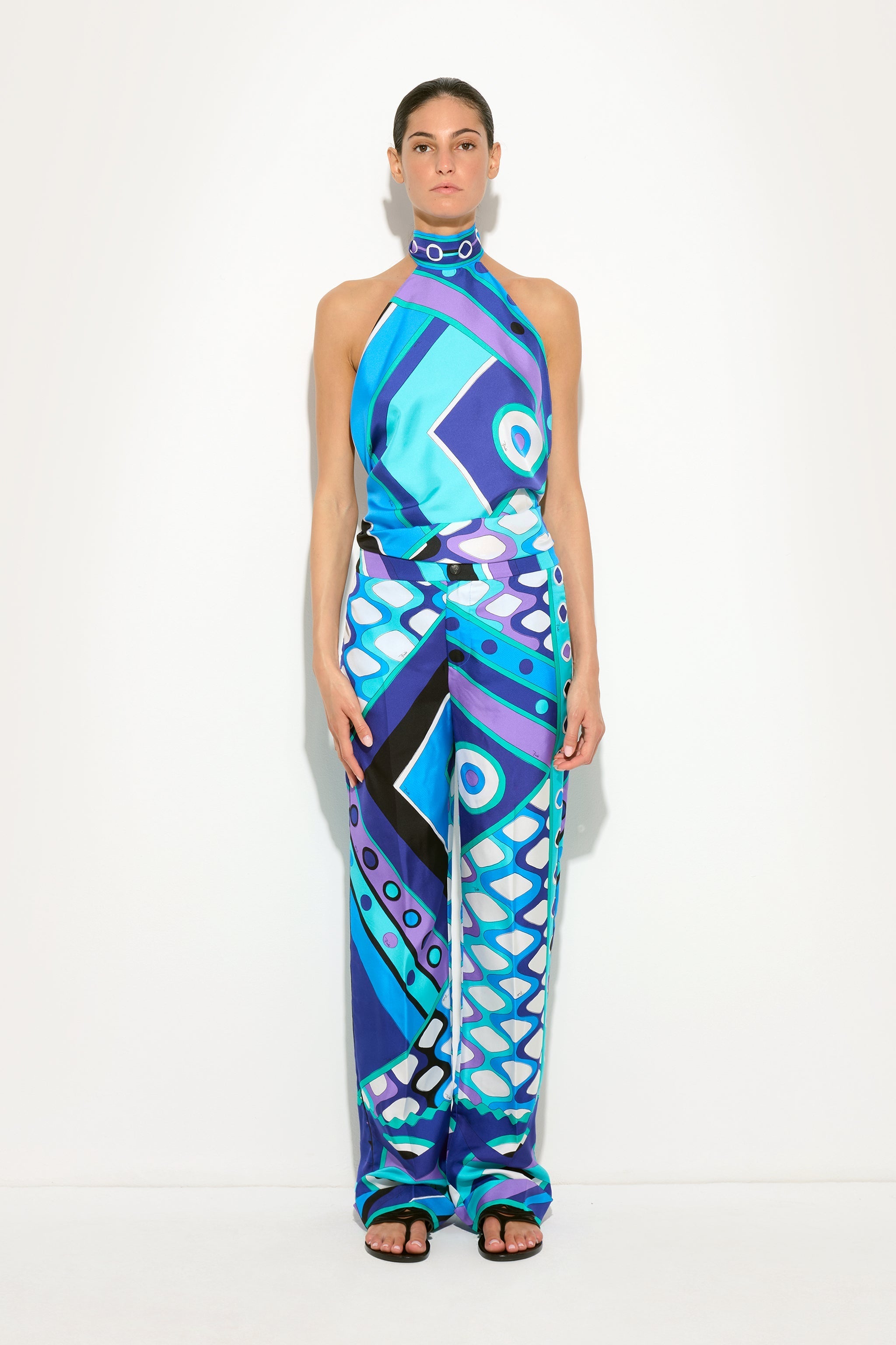 Vivara Print Silk Pants
 WOMAN Pucci